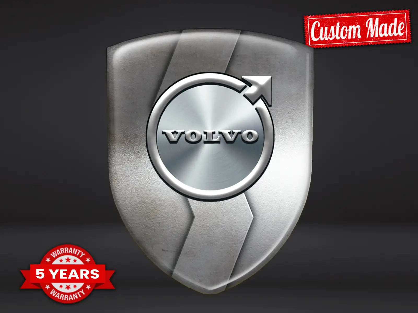 Volvo Etiquetas Negocio Limitadas Diseño Estilo Moderno